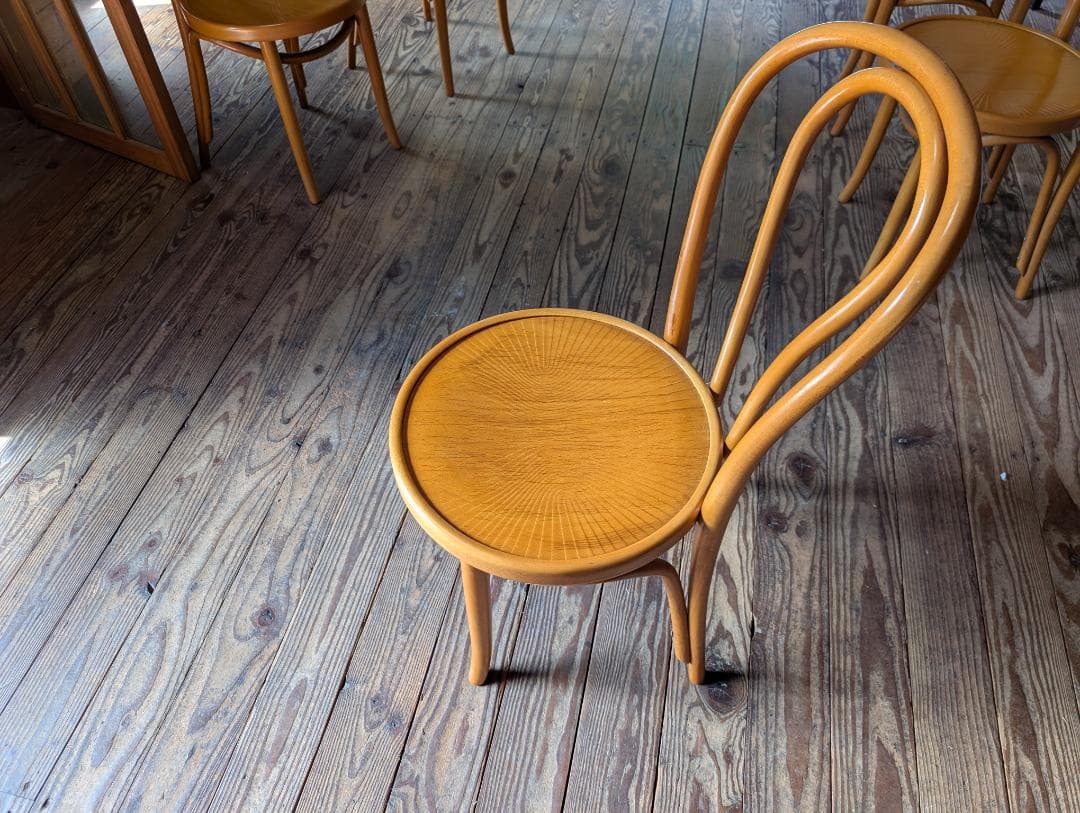 オリバー　曲げ木椅子　４脚セット ヤマソロ ダイニングチェア 4脚セット おしゃれ 木製 天然木 椅子 イス