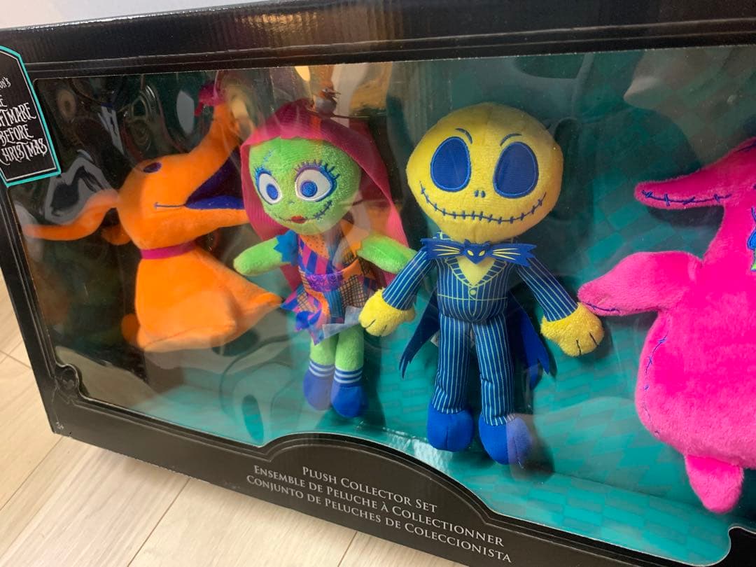 ナイトメア・ビフォア・クリスマス ネオン　ぬいぐるみ　プラッシュコレクターセット