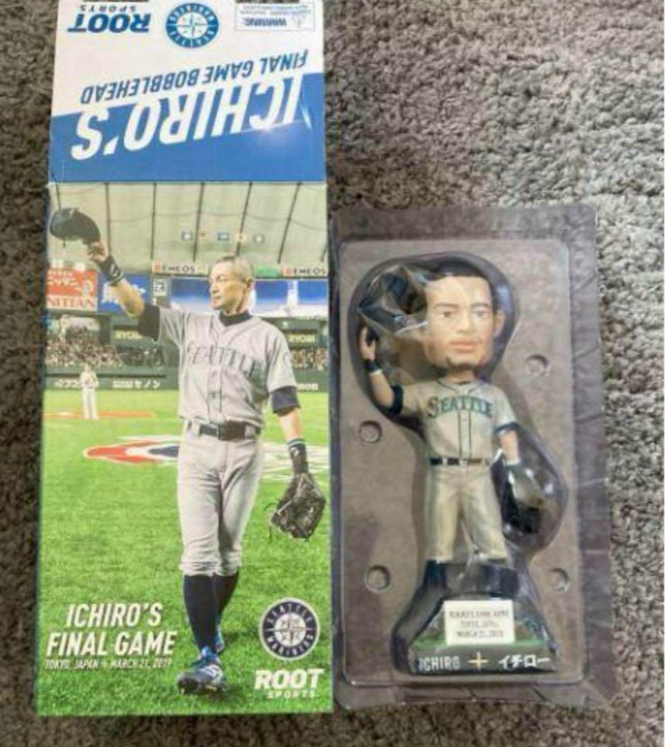イチロー選手　引退記念ボブルヘッド