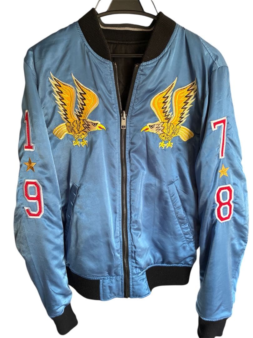 DIESELイーグル刺繍 WILD SPIRIT スカジャン