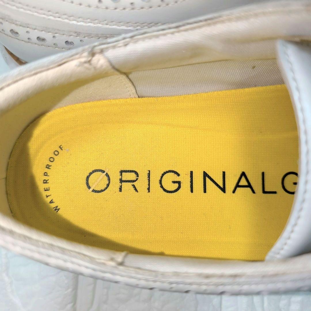 コールハーン ゴルフシューズ レザー ホワイト 27.0cm