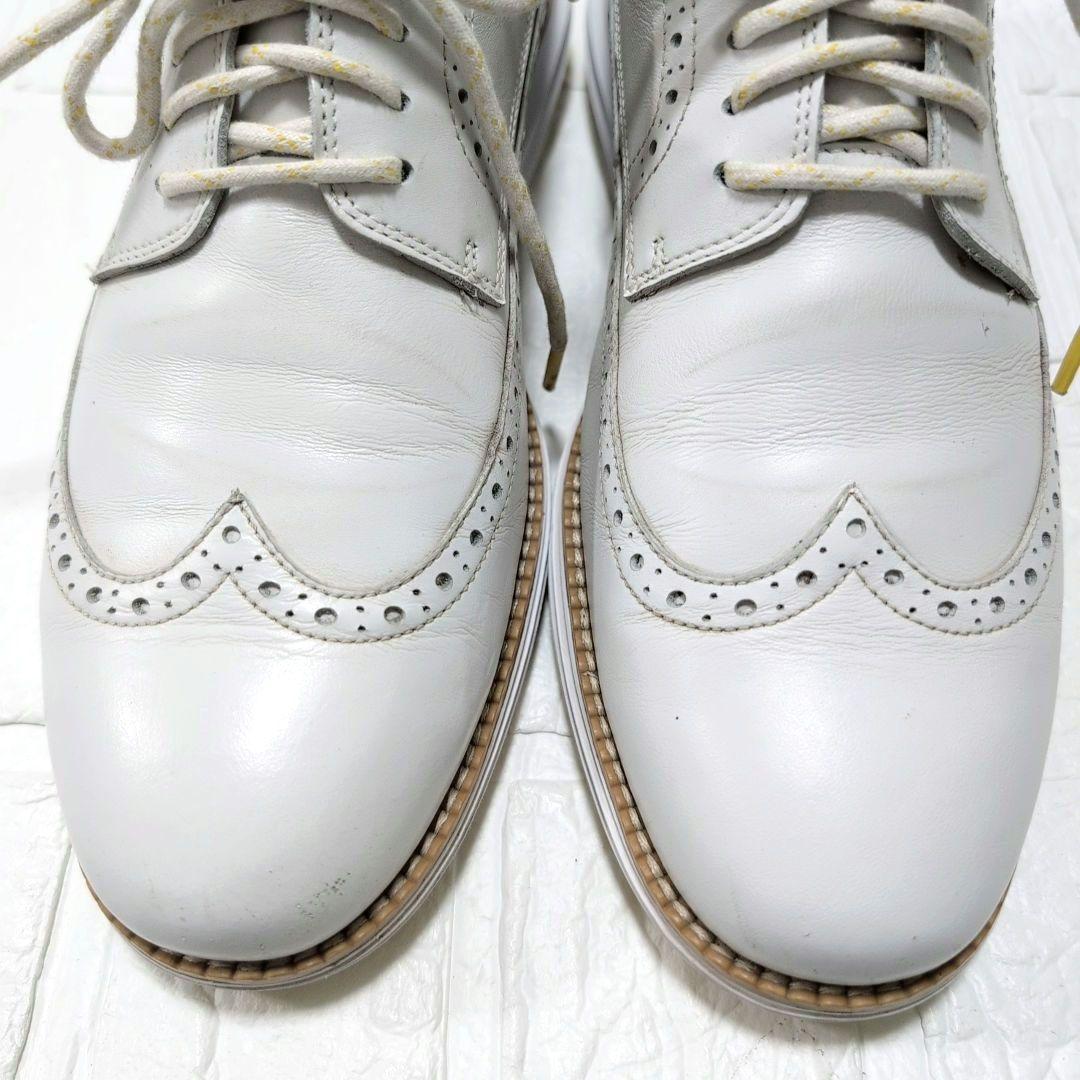 コールハーン ゴルフシューズ レザー ホワイト 27.0cm