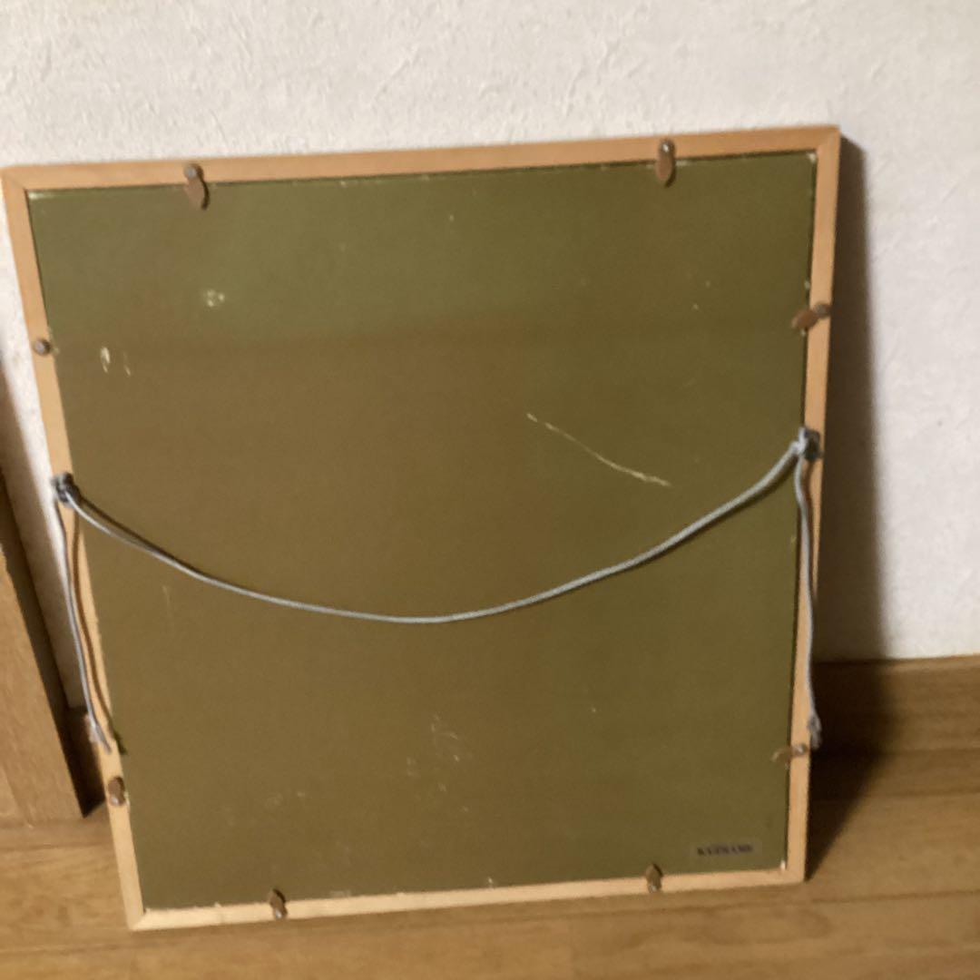 山下清色紙マジック画 肉筆 虫とカタツムリの図 人が描いたもの 額装