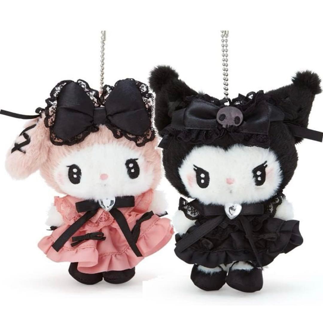 サンリオ♡マイメロディ&クロミ 真夜中のメロクロ マスコットホルダー