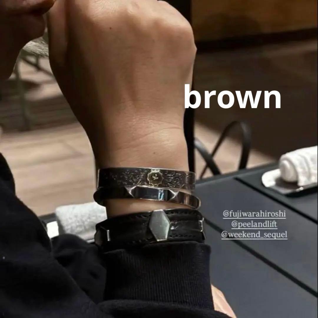 ビ*ン様 weekend sequel peel&lift レザーブレス 藤原ヒ - メルカリ