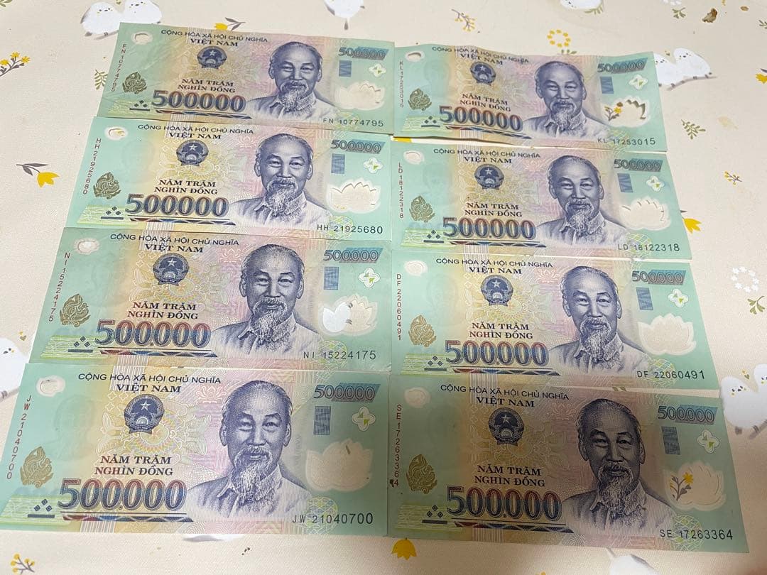 ベトナム 500000ドン紙幣 8枚セット 楽天市場】☆楽天ジャンル1位☆ ベトナム ドン 紙幣 ベトナムドン