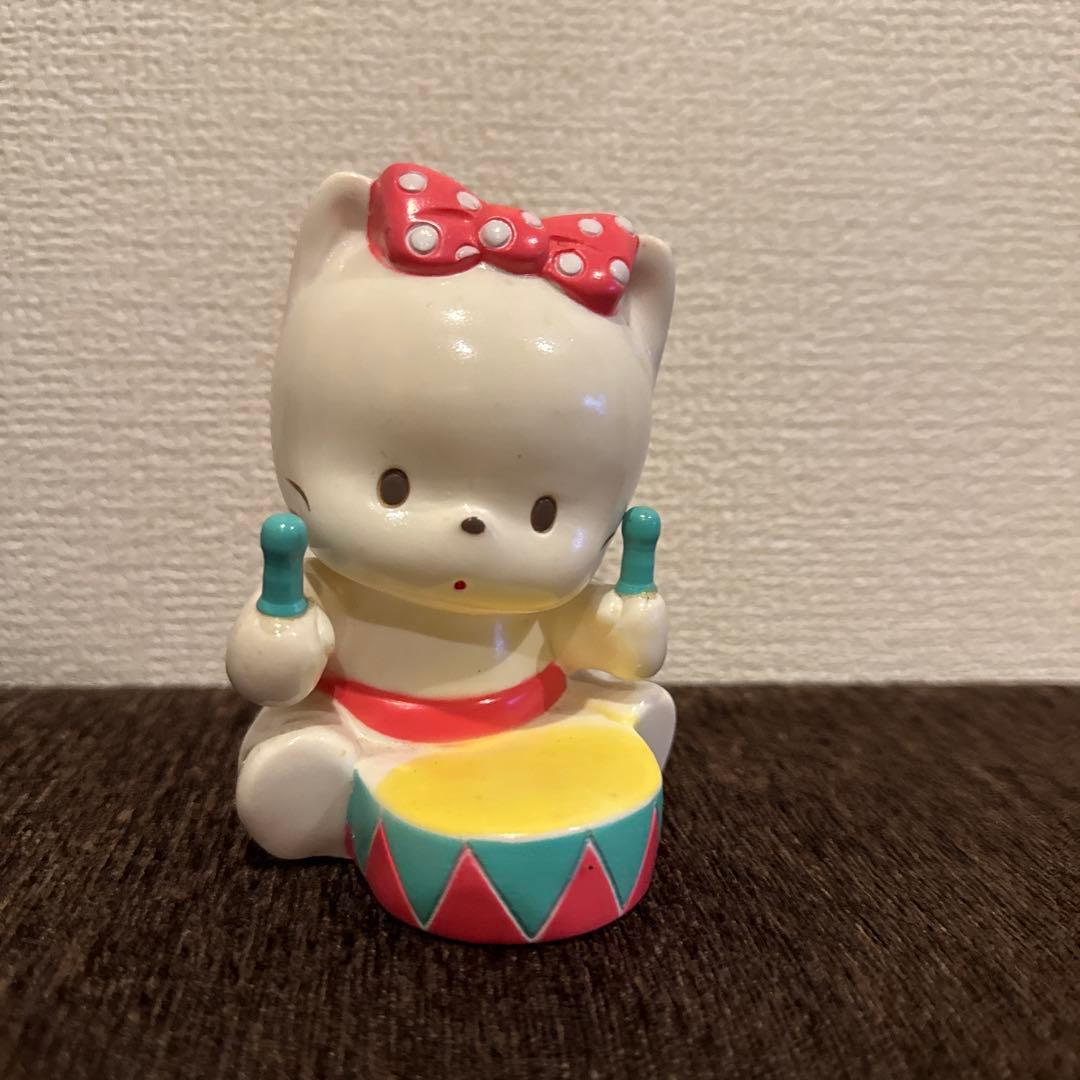 1987年 サンリオ ニャニィニュニェニョン ソフビ ドラム 昭和レトロ 希少