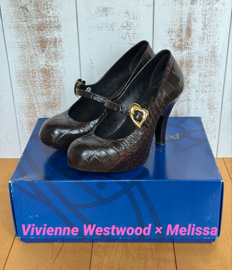 Vivienne Westwood × Melissa ブラウンハイヒール