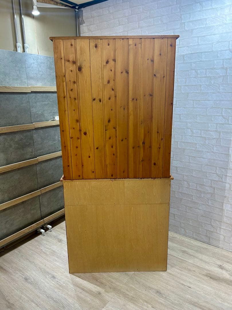 アンファン Enfant カントリー カップボード 食器棚 無垢調 木製収納