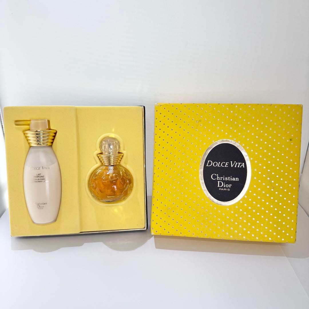 希少 Christian Dior ドルチェヴィータ ボディローション香水セット