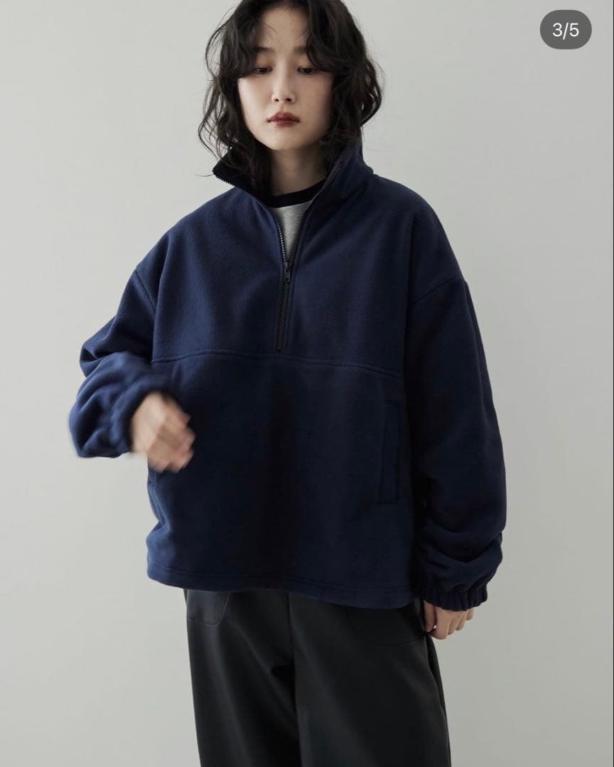トップス MEER. FLEECE ZIP PULLOVER