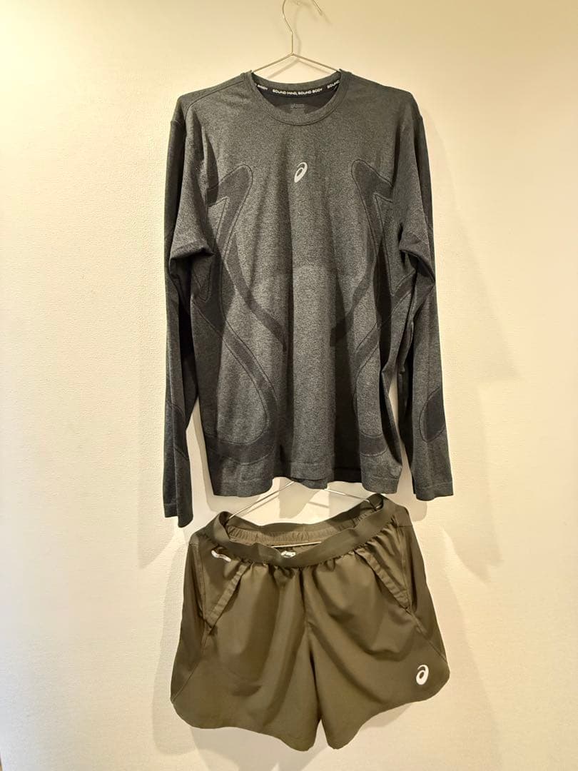 アシックス ランニングウェア 上下セット Lサイズ
