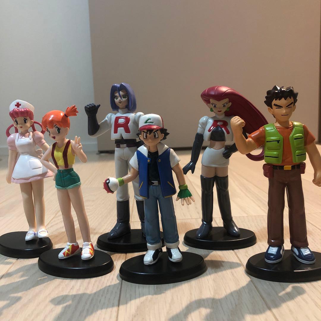 ポケモン 初期 フィギュア サトシ カスミ タケシ ジョーイ ロケット団