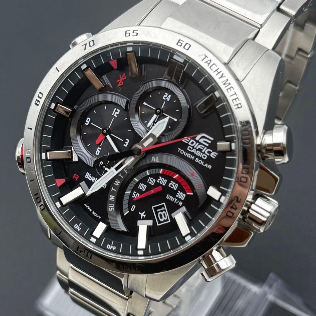 希少/稼働品✨カシオ エディフィス EQB ソーラー Bluetooth メンズ
