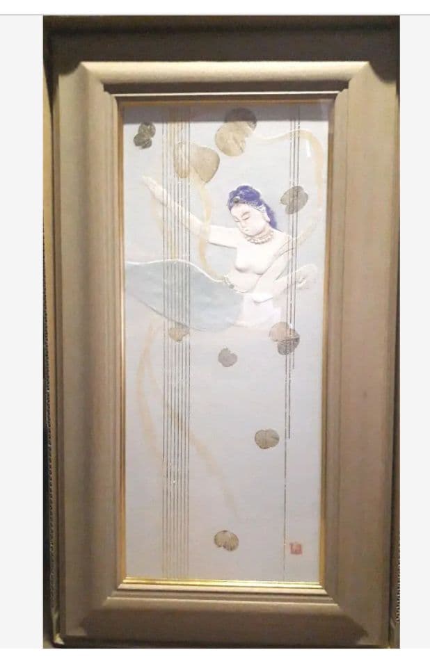 岩田崇　飛天　絵画　貴重