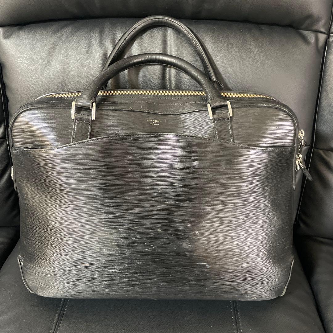 り*た様 ペッレモルビダ キャピターノ ブリーフケース ビジネスバッグ