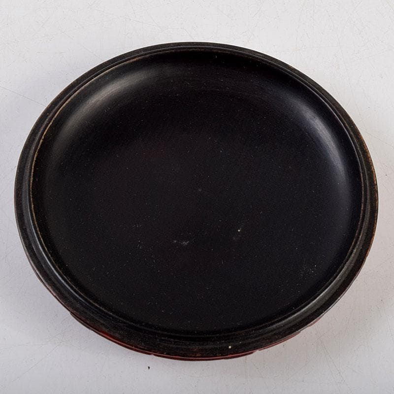 茶道具 剔紅 堆朱 花彫香合 時代箱 V 9267 - メルカリ