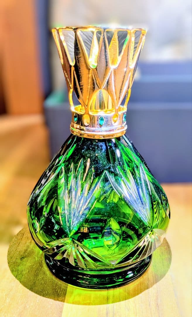 ❤️高級ランプベルジェ・ソリマングリーンのアロマランプ❤️1738