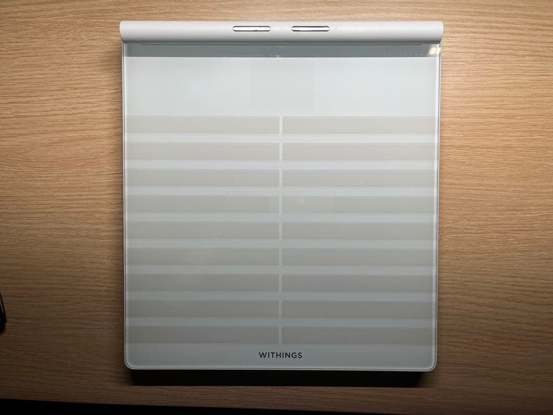 WITHINGS BODY SEGMENT 体組成計 ホワイト 筋肉量 心拍数