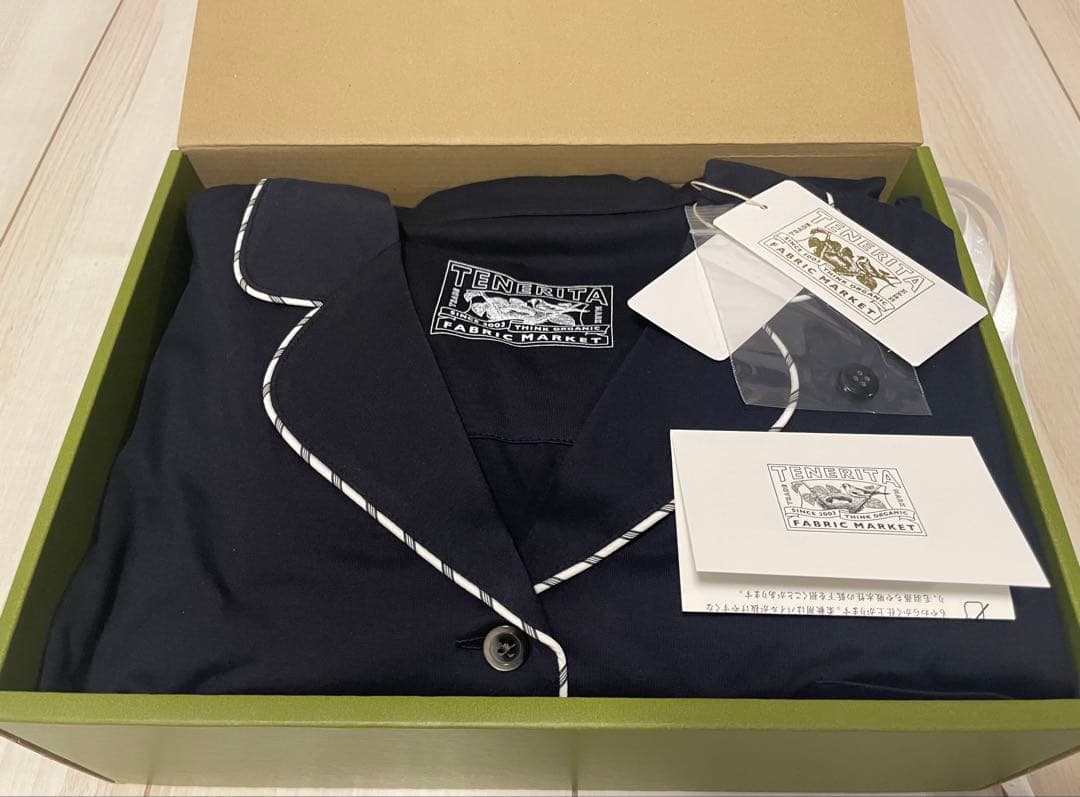 TENERITA オーガニックコットン プレーンジャージレディースワンピース