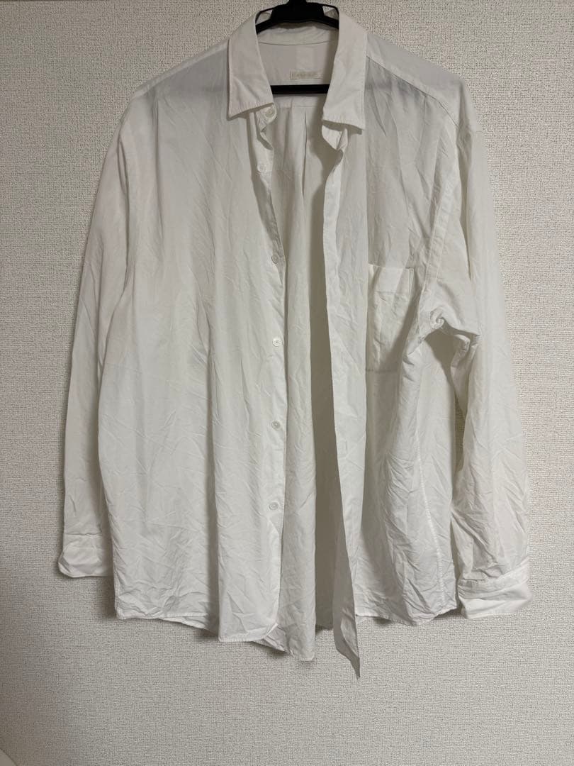 COMOLIシャツ ホワイト(サイズ2) COMOLI (コモリ) コモリシャツ