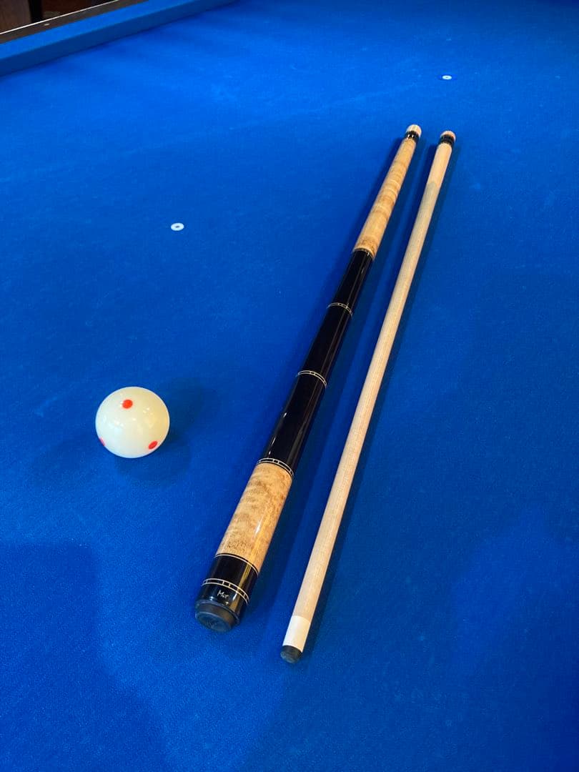 ビリヤードキュー Mit cues ストレート ノーラップ 3/8-11山 - メルカリ