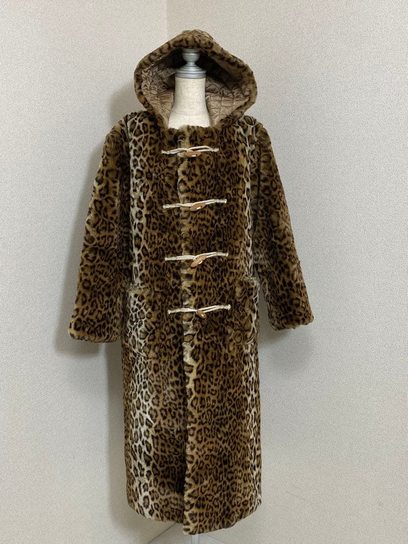 8982. 【レア】WONDERFUL WORLD ロング ダッフルコート