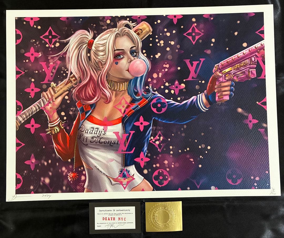 ✴︎世界限定100枚✴︎ DEATH NYC 現代アート ポスター HQN01