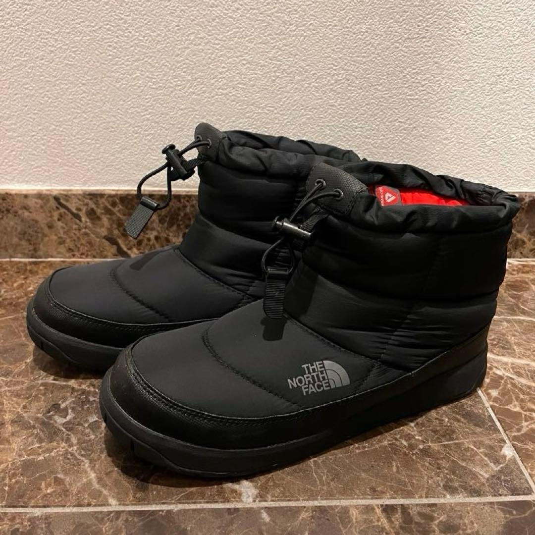 ザノースフェイス ショートブーツ 25㎝ ヌプシ 黒 NFW51686