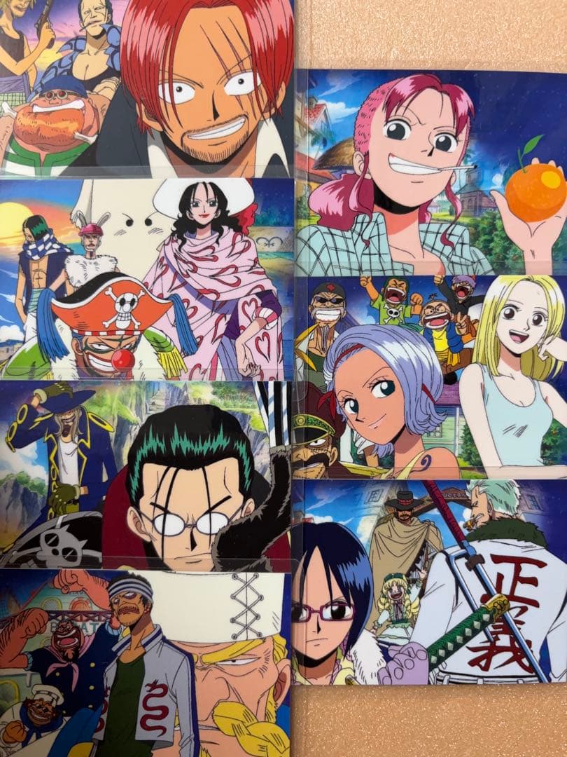 ワンピース　ラミネートカード　オープニング　まとめ　7枚