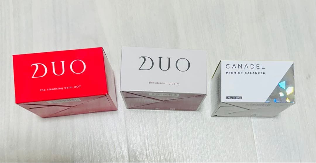 DUO クレンジングバーム ホットa、オールインワン、3点合計12100円のお品