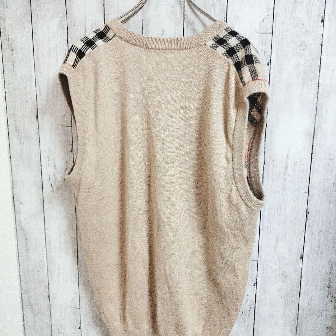 Burberrys/バーバリーズ ニットベストメンズXLサイズ ノバチェック