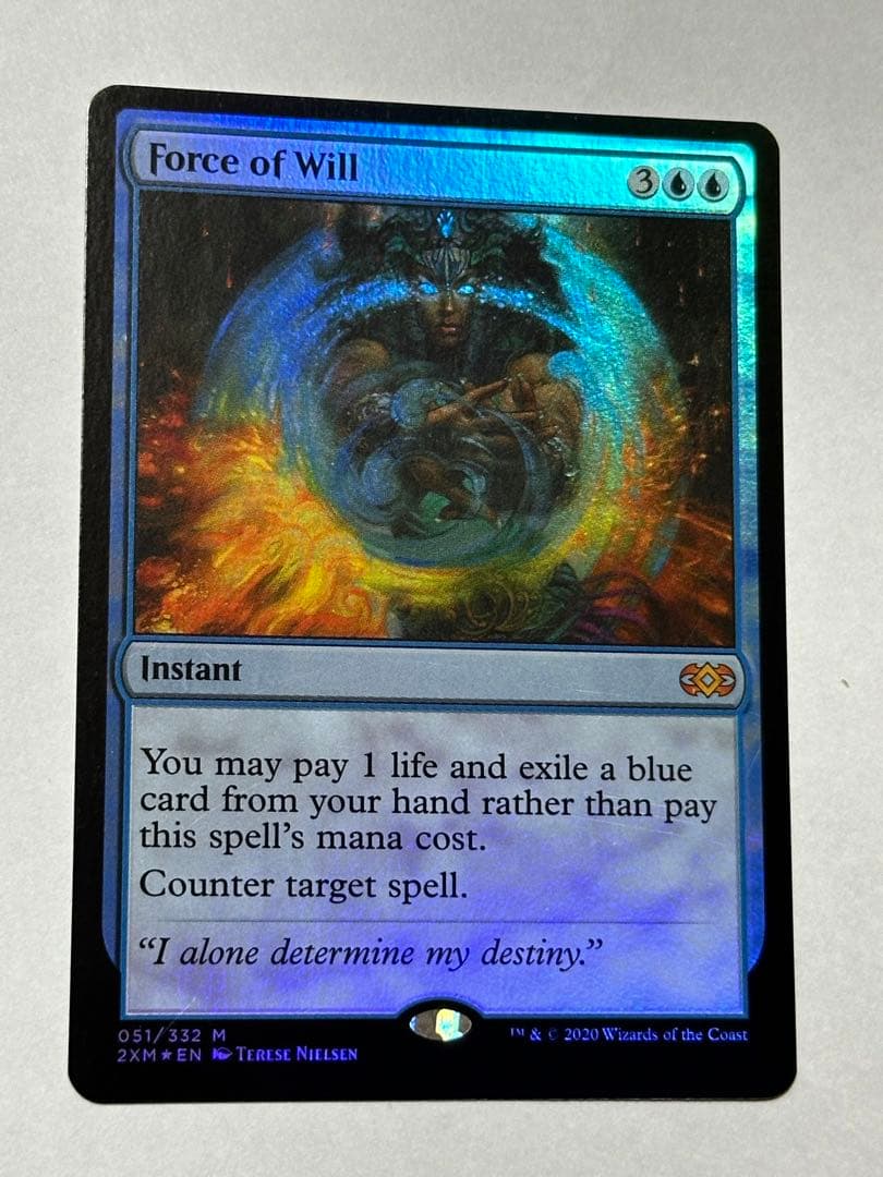Force of Will 【極美品】英語　意志の力 Foil 2XM