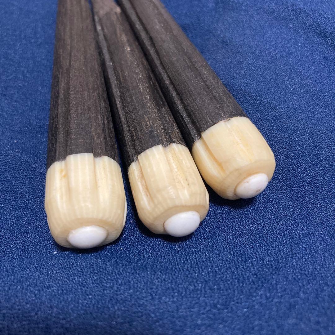 三線用 カラクイ 3 黒檀　天然素材