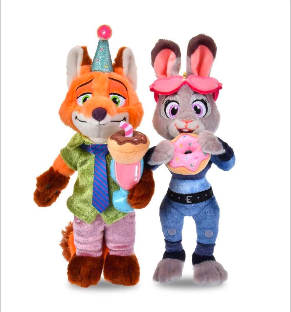 ズートピア　ニック・ジュディ　ぬいぐるみキーホルダー・キーチェーン