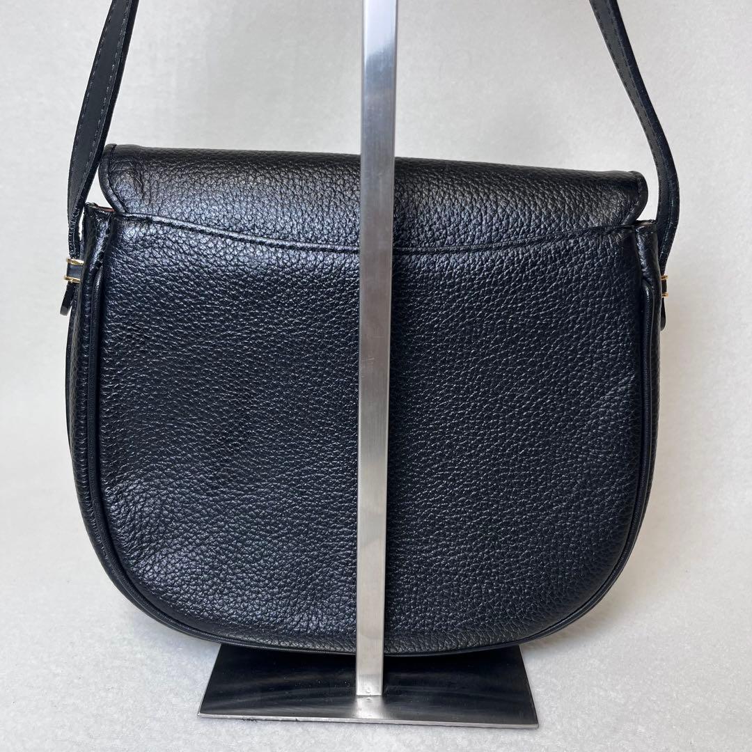 バーバリーズ ショルダーバッグ シボ革レザー ロゴ型押し ノバチェック