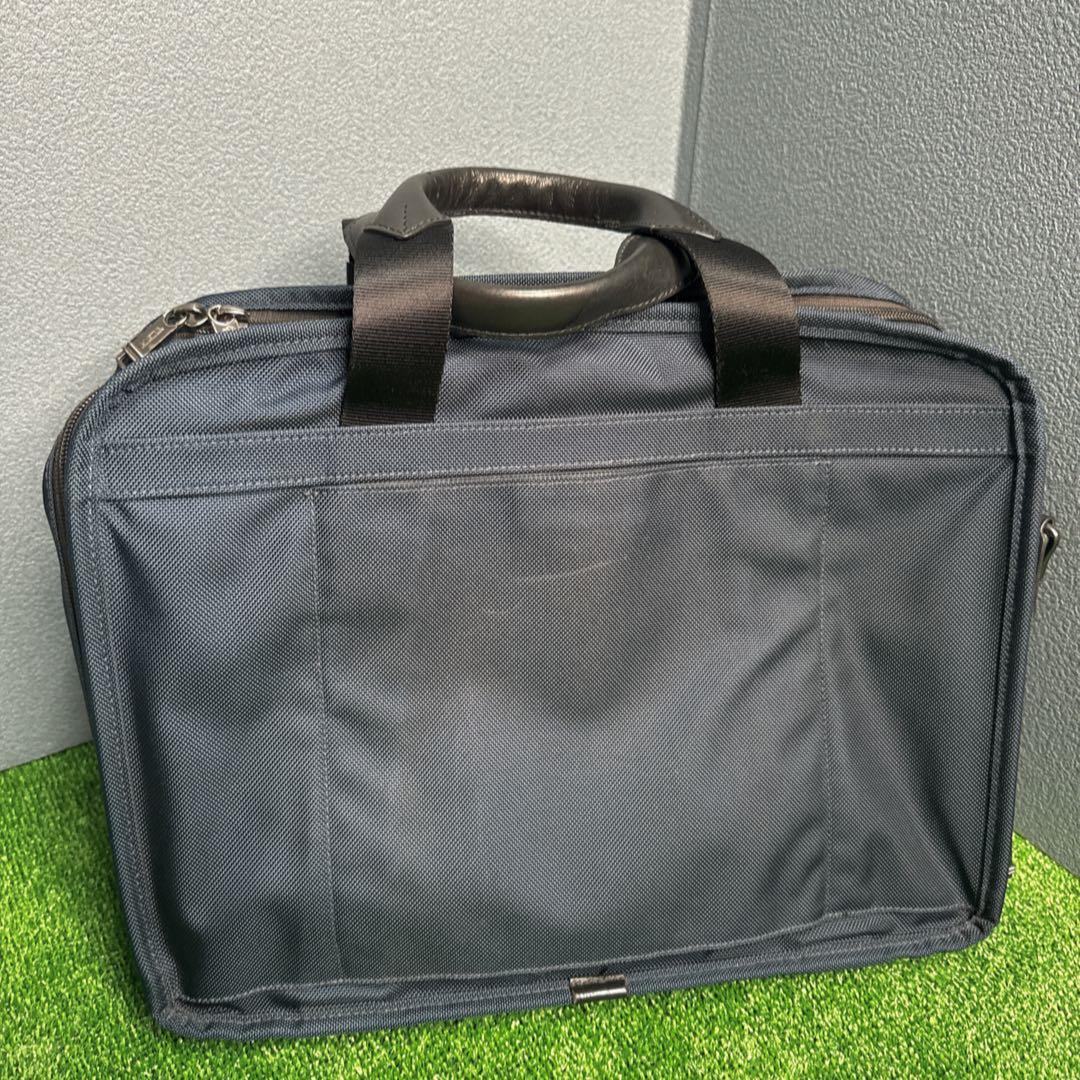TUMI ビジネスバッグ 2way ナイロン 限定カラー 廃盤 ネイビー 紺