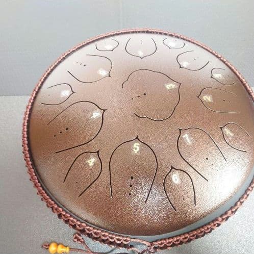 71】スチールタンドラム 30cmDキー15音 パンドラム ハンドドラム