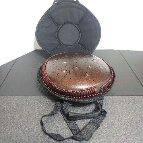 71】スチールタンドラム 30cmDキー15音 パンドラム ハンドドラム