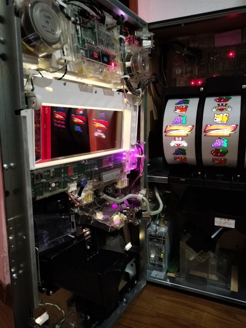 パチスロ実機】北電子☆『初代』ファンキージャグラー【コイン不要機付