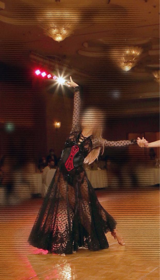 【まゆゆうさん専用】オクサナ着用Grand amour の黒と赤のパソドレス