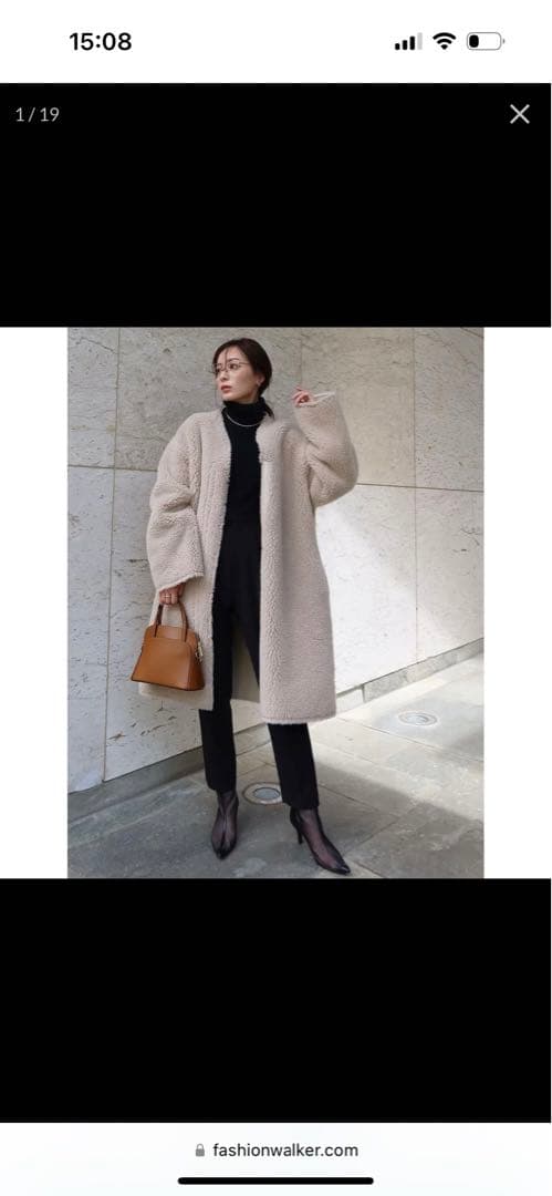 アニュアンス anuans ボンディングボアコート - メルカリ