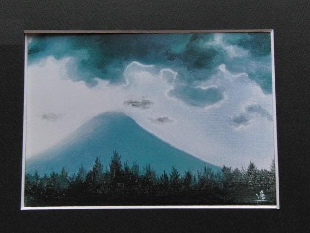 松本遙江、【Cloud】、希少な大判額装用画集より、美品、日本人画家