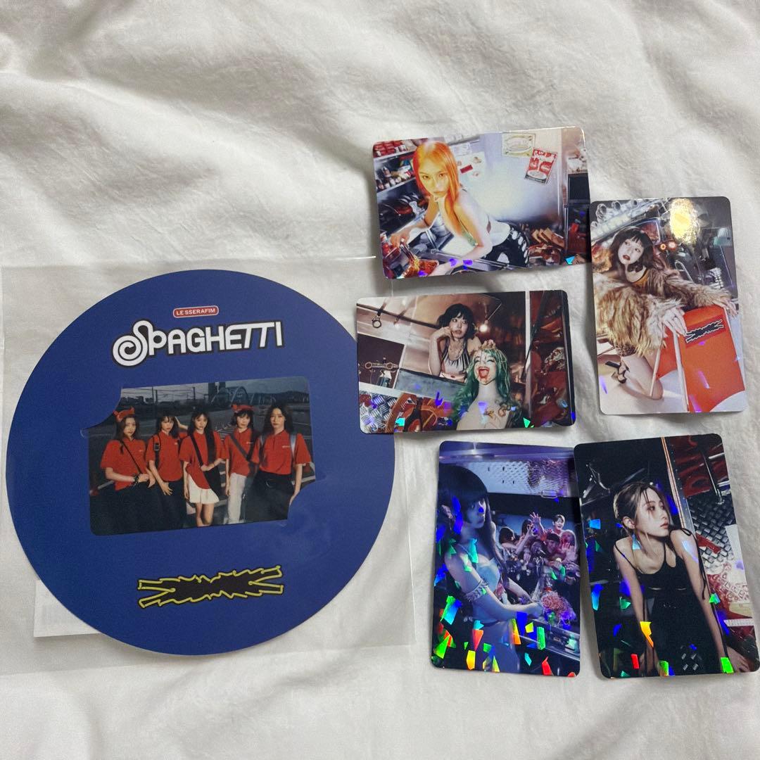 LESSERAFIM SPAGHETTI 特典トレカ - メルカリ