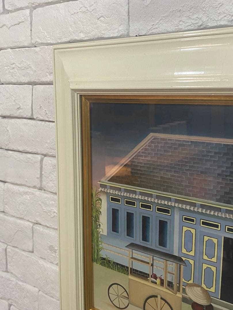 ⭐️全国送料無料】油絵 キャンディー売り6号 絵画 アンティーク 輸入