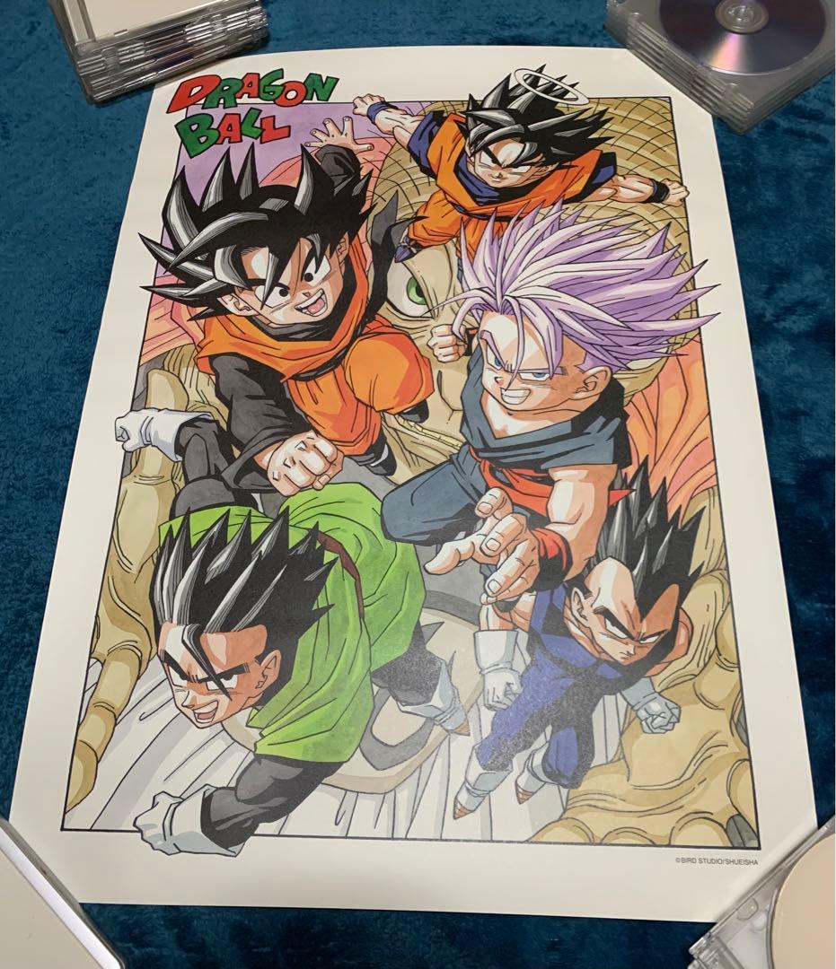 [レア] ドラゴンボール イラスト　ポスター　コレクション ドラゴンボール イラストポスターコレクション 悟空 神龍 鳥山明