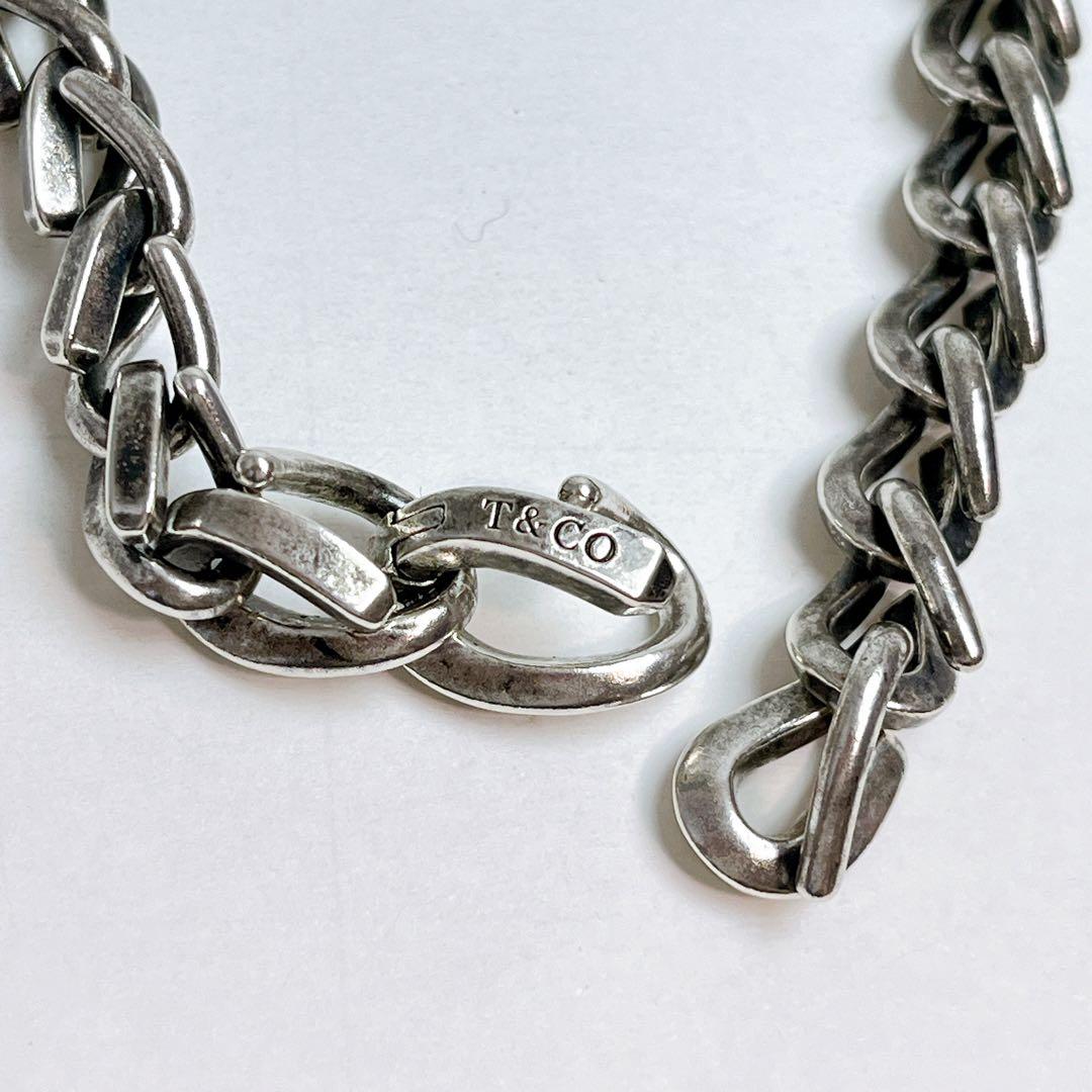 ティファニー フォージ ミディアム ブレスレット 925 XXLいぶし 22コマ