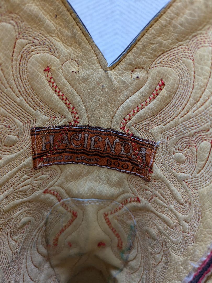 希少 HACIENDA ウエスタンブーツ 6EE 送料無料 - メルカリ