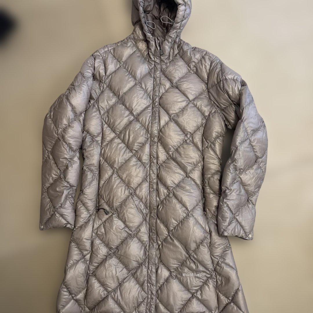 モンベル　スペリオダウントラベルコート　ブラウン系