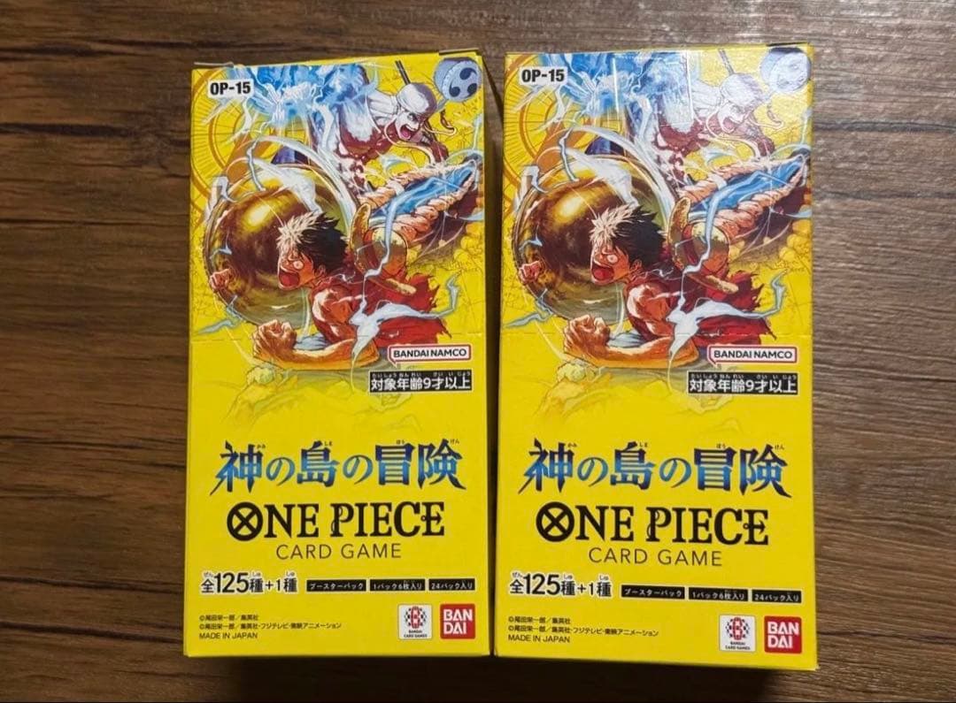 ワンピースカードゲーム 神の島の冒険 2BOX テープカット - メルカリ